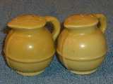 Guernsey shakers glazed light matte yellow